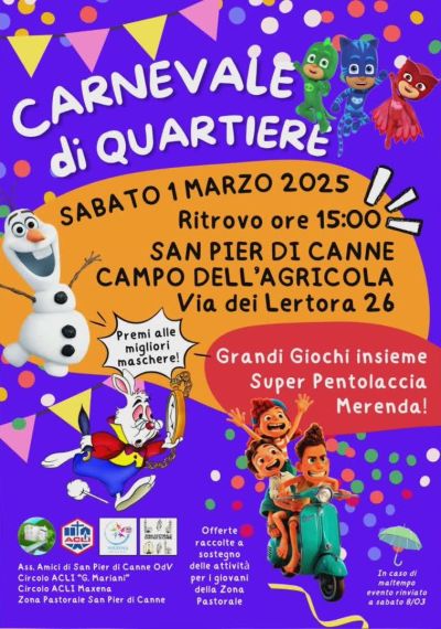 Carnevale di Quartiere - Chiavari - Circoli Acli San Pier di Canne, G. Mariani e Maxena (GE)