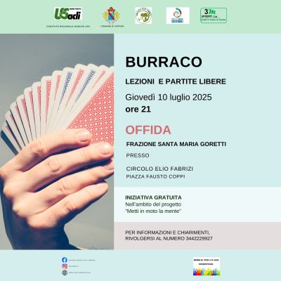Burraco: Lezioni e Partite Libere - Offida (AP) - US Acli Marche