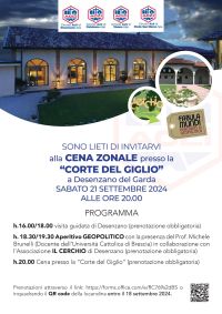 Cena Zonale - Circoli Acli di Desenzano, Calvisano, Visano e Ponte San Marco (BS)