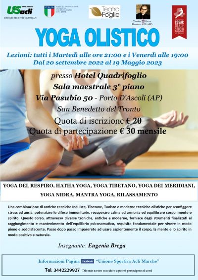 Yoga olistico - Circolo Oscar Romero Aps Asd (AP)