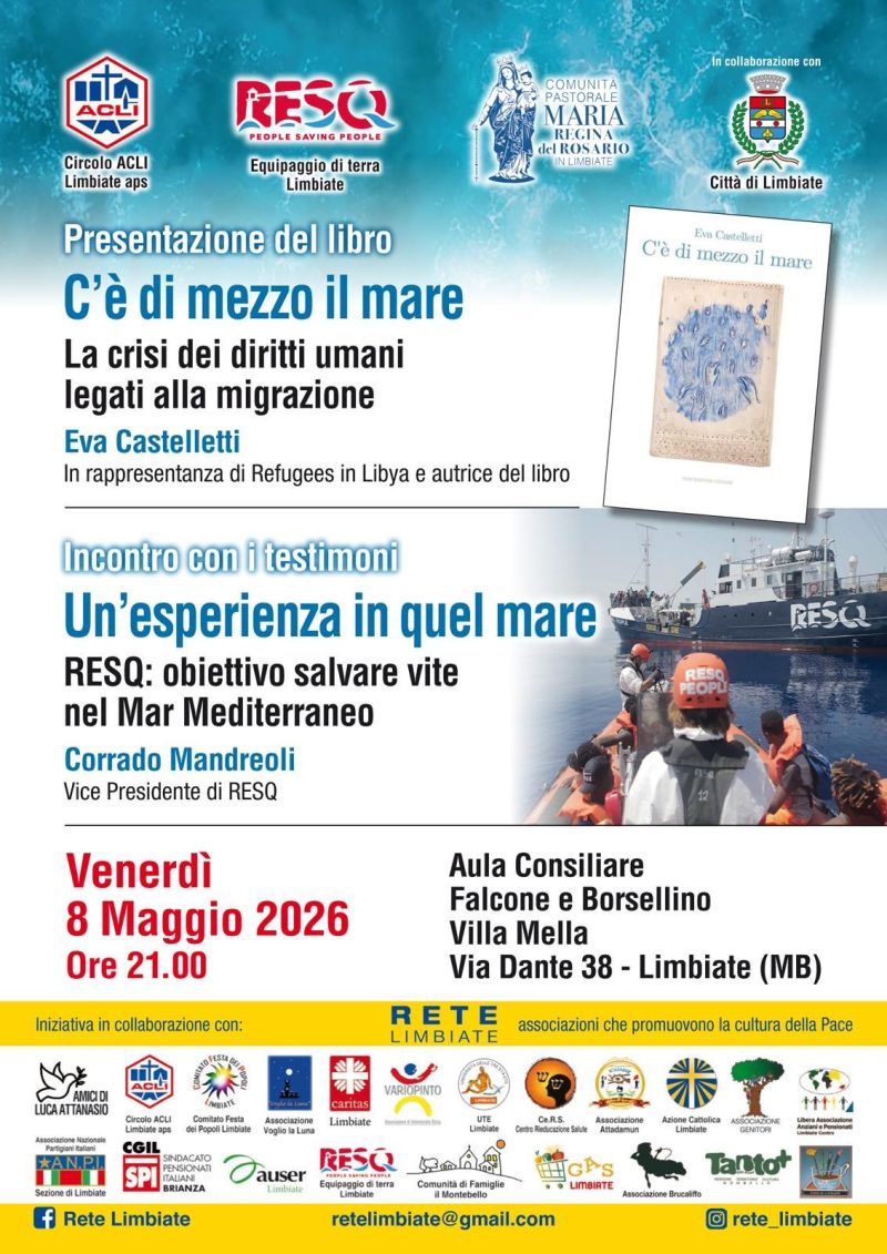 PRESENTAZIONE DEL LIBRO "C'E' DI MEZZO IL MARE" - LIMBIATE (MB)