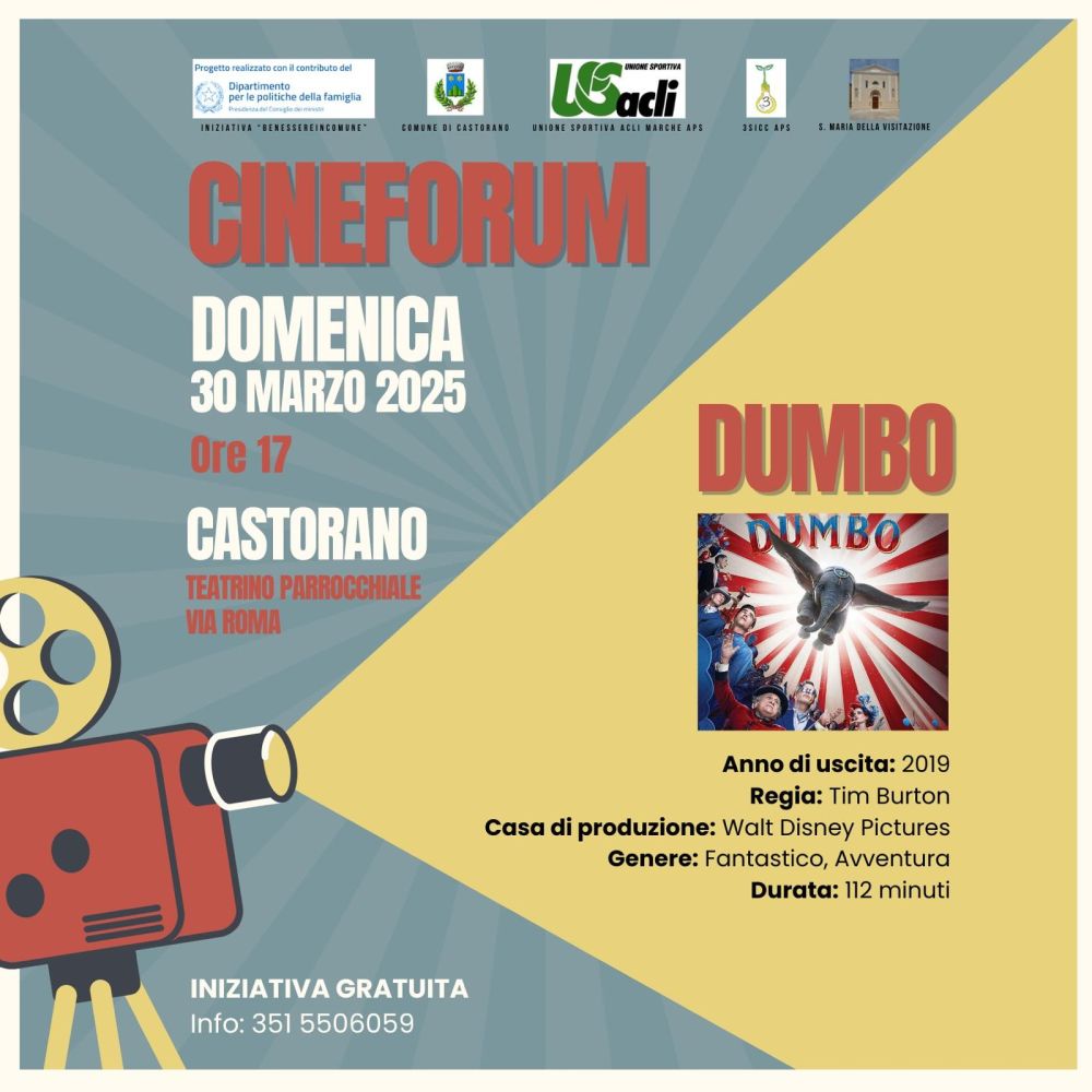 Proiezione "Dumbo" - US Acli Marche