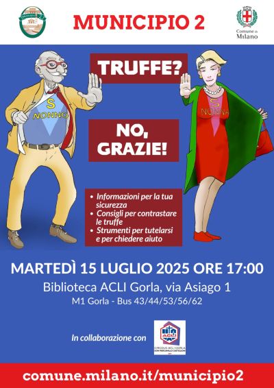 Truffe? No Grazie! - Gorla (MI9) - Circolo Acli Gorla (MI)
