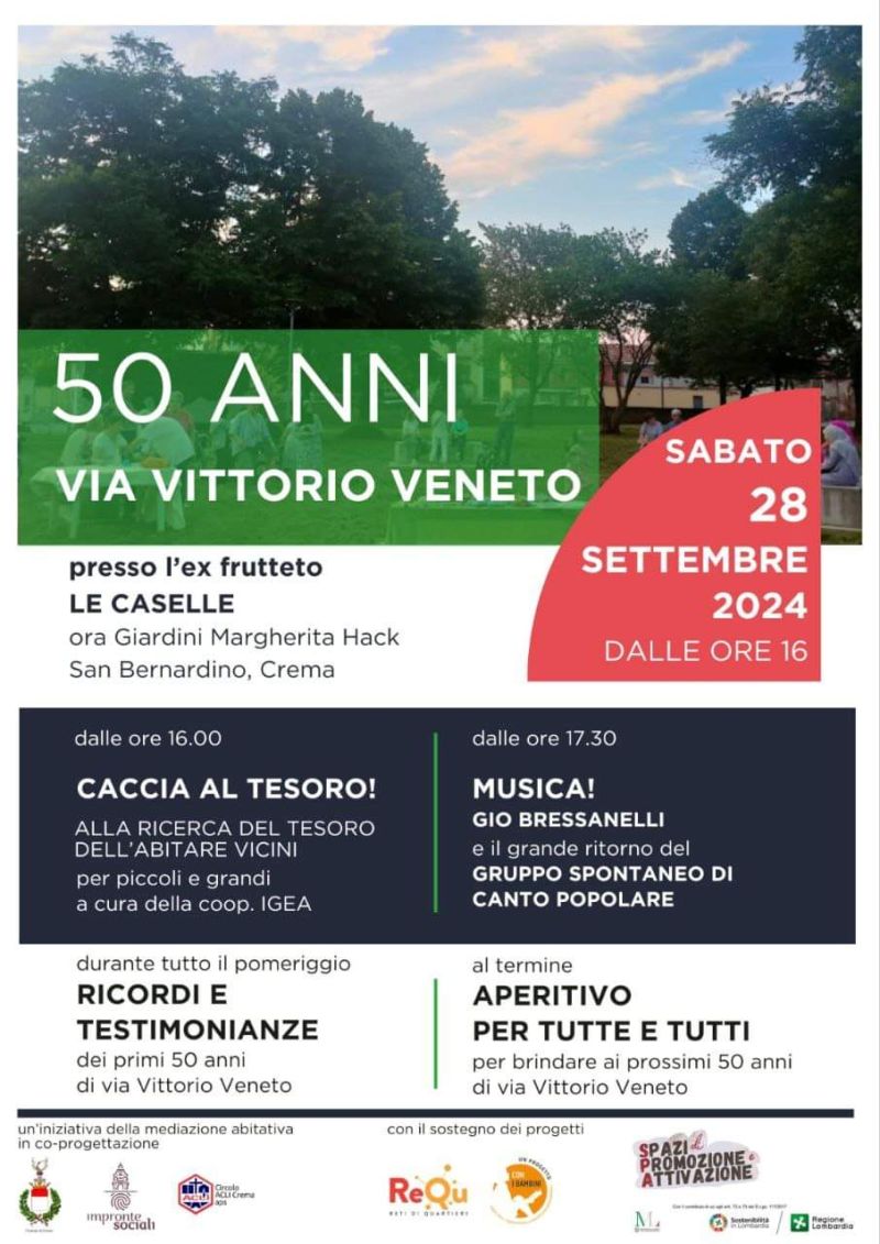 50 anni Via Vittorio Veneto - Circolo Acli Crema (CR)