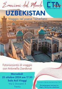 Uzbekistan: Viaggio nel paese Tamerlano - CTA Trento (TN)