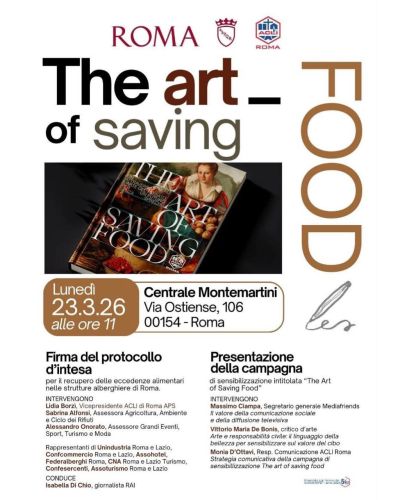 THE ART OF SAVING FOOD - ROMA