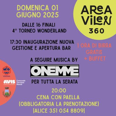 Inaugurazione nuova gestione e apertura bar - Circolo Acli Areavilen360 (Roncà, VR)