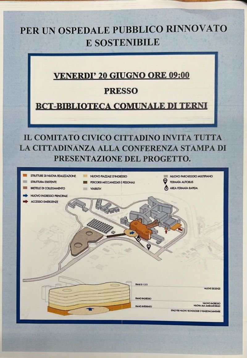 Per un ospedale pubblico rinnovato e sostenibile - Terni - Acli Terni (TN)