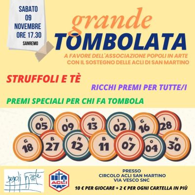 Grande tombolata - Circolo Acli San Martino (M)