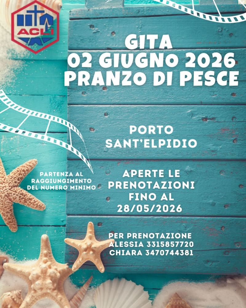 GITA E PRANZO DI PESCE - PORTO SANT'ELPIDIO (FM)