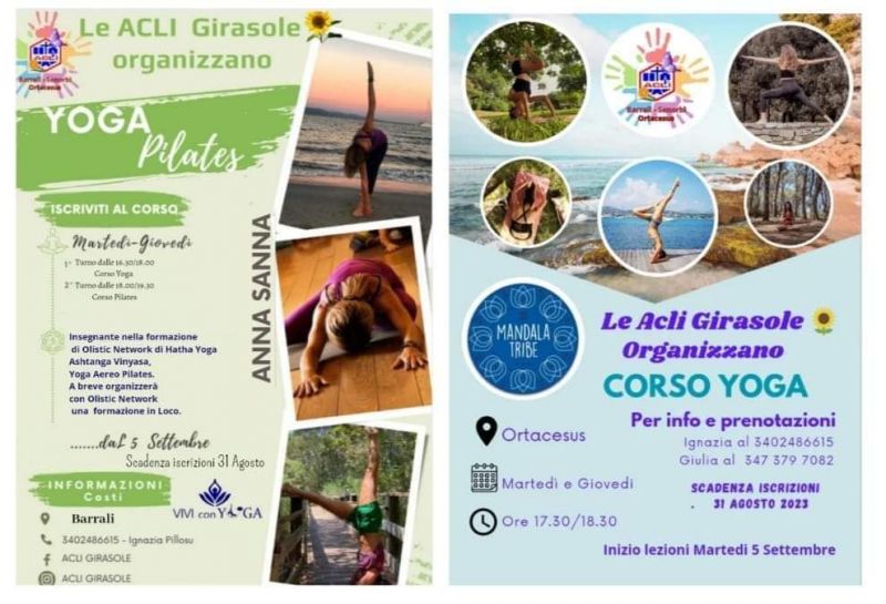 Corso Yoga e Corso Yoga Pilates - Circolo Acli Girasole (CA)