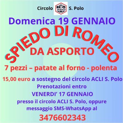 Spiedo di Romeo - Circolo Acli San Polo (BS)