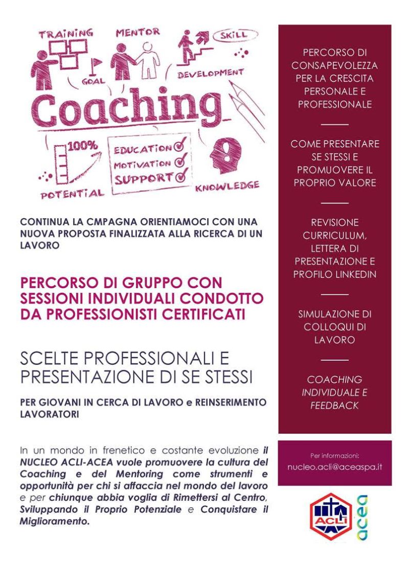 Percorso di Coaching - Acli Roma (RM)