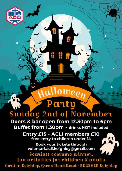 Halloween Party - Keighley - Circolo Acli Keighley (Inghilterra)