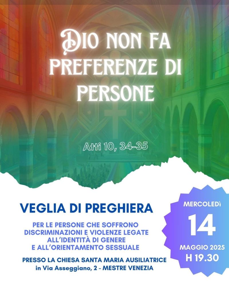 Dio non fa preferenze di persona - Acli Venezia (VE)