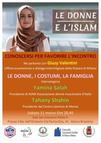 Le donne e l&#039;Islam - Circolo Acli Ronco Briantino (MI)