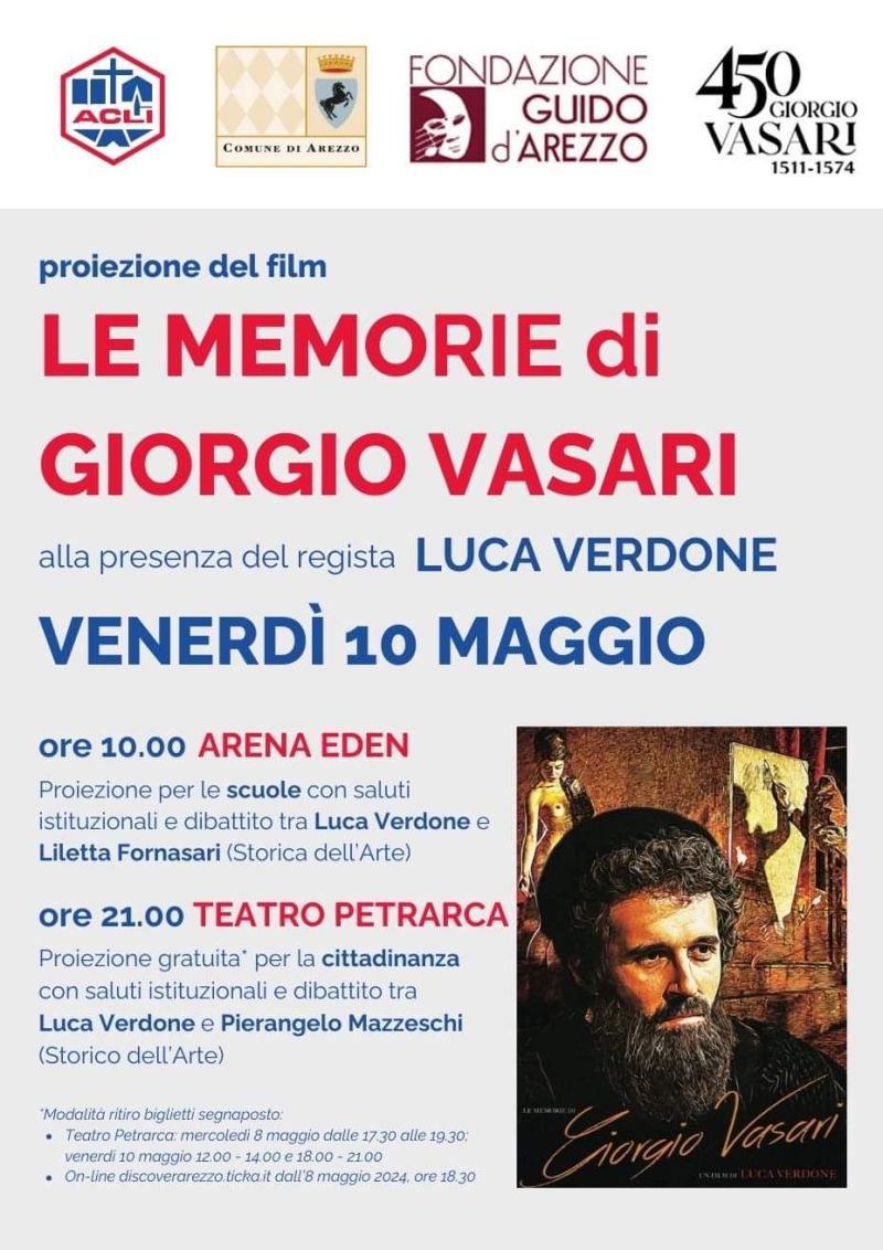 Proiezione del film "Le memorie di Giorgio Vasari" - Acli Arezzo (AR)