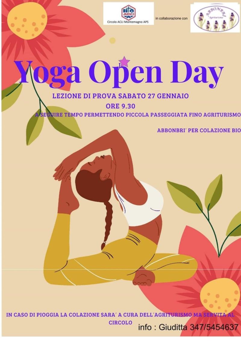 Yoga Open Day - Circolo Acli Montemagno (PT)