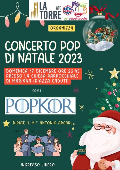 Concerto Pop di Natale 2023 - Ass. &quot;La Torre&quot; - aff. Acli Mantova (MN)