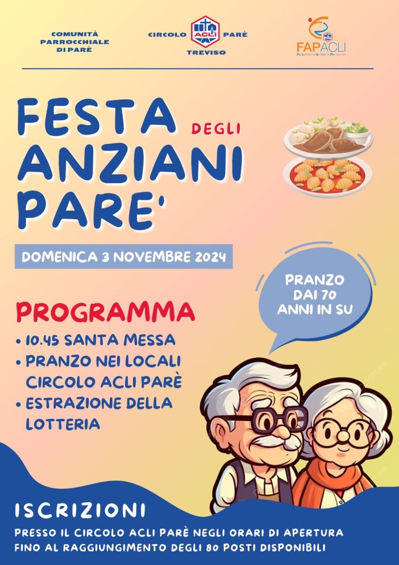 Festa degli Anziani - Circolo Acli Parè (TV)