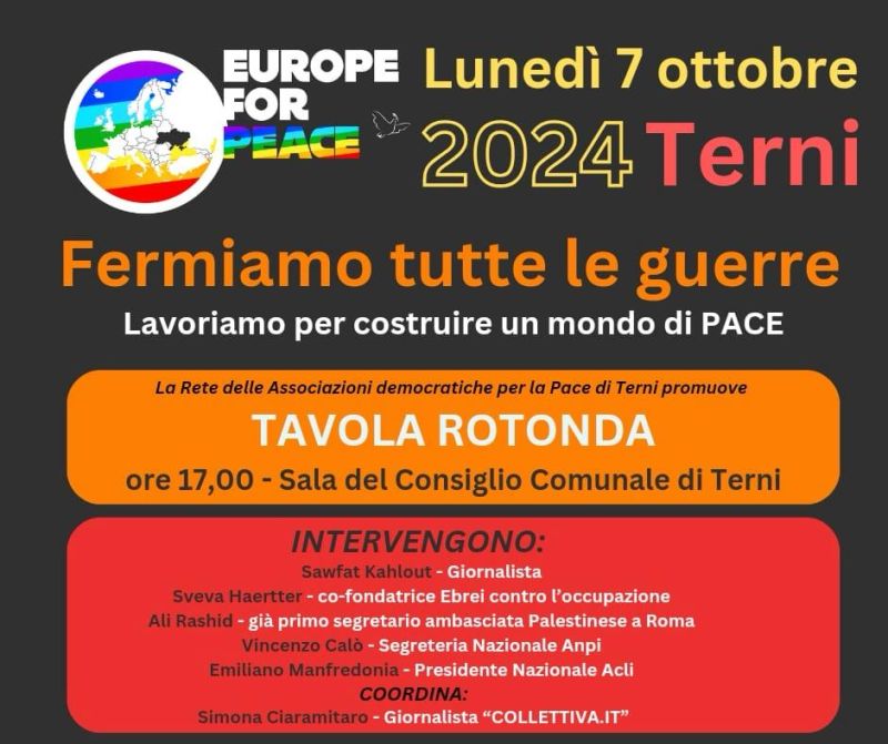 Fermiamo tutte le guerre - Acli Terni (TN)