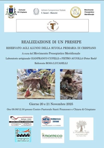 Realizzazione di un presepe - Crispiano (TA) - Circolo Acli Crispiano (TA)