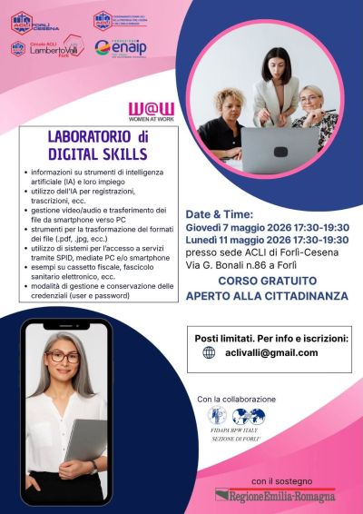 LABORATORIO DI DIGITAL SKILLS - FORLI' CESENA