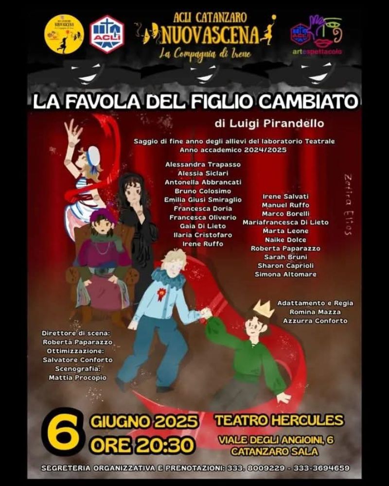 LA FAVOLA DEL FIGLIO CAMBIATO - SAGGIO DI FINE ANNO - CATANZARO - NUOVASCENA ACLI ARTE E SPETTACOLO (CZ)