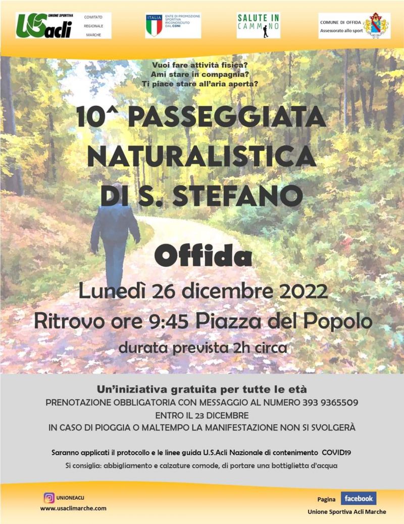 10^ Passeggiata Naturalistica di S. Stefano - Us Acli Marche