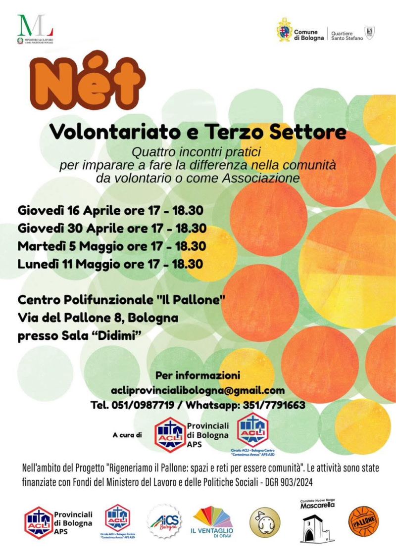 VOLONTARIATO E TERZO SETTORE - BOLOGNA