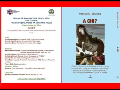 Presentazione del libro "A chi?" - Acli Foggia (FG)