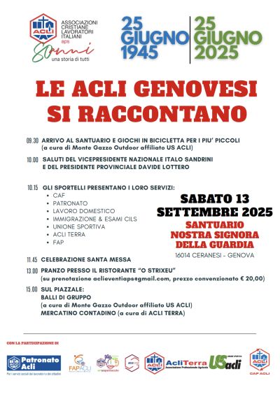 Le Acli Genovesi si Raccontano - Ceranesi (GE) - Acli Genova (GE)