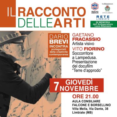 Dario Brevi incontra protagonisti della creatività contemporanea: Gaetano Fracassio e Vito Fiorino - Circolo Acli Limbiate (MI)
