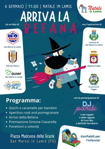 Arriva la Befana - Circolo Acli San Marco in Lamis (FG)