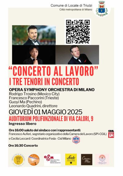 Concerto al lavoro: I tre tenori in concerto - Circolo Acli Locate Triulzi (MI)