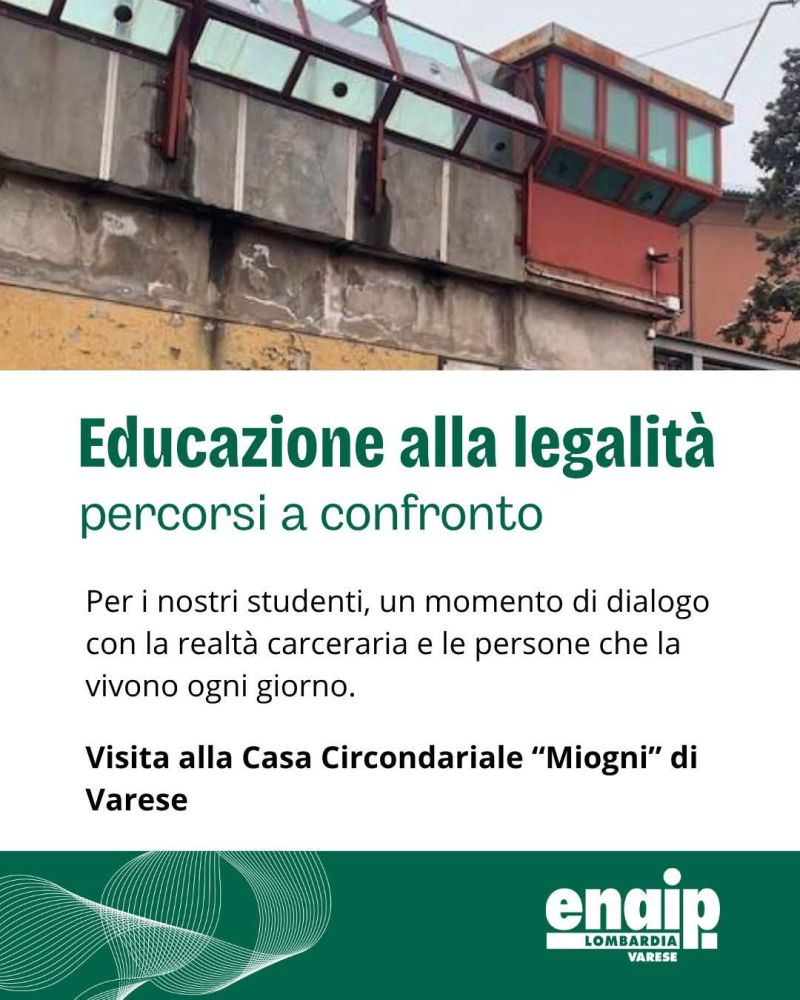EDUCAZIONE ALLA LEGALITA' PERCORSI A CONFRONTO - VARESE
