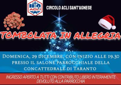 Tombolata in Allegria - Circolo Acli Sant'Agnese (TA)