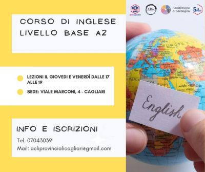 Corso di Inglese: Livello Base A2 - Acli Cagliari (CA)