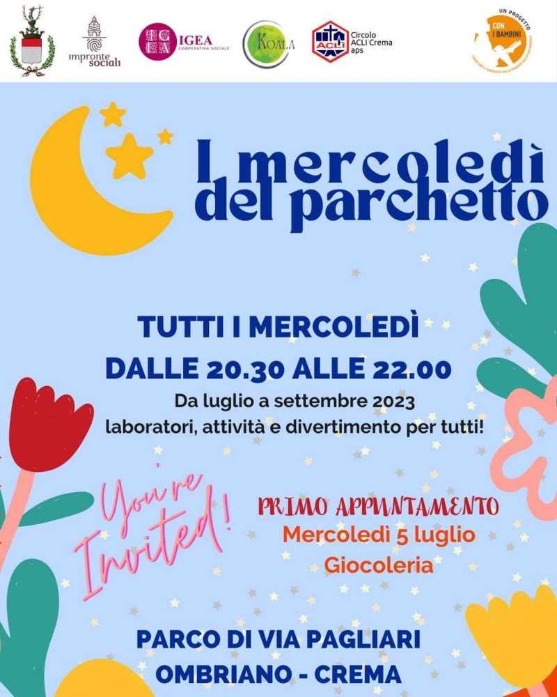 I mercoledì del parchetto - Circolo Acli Crema (CR)