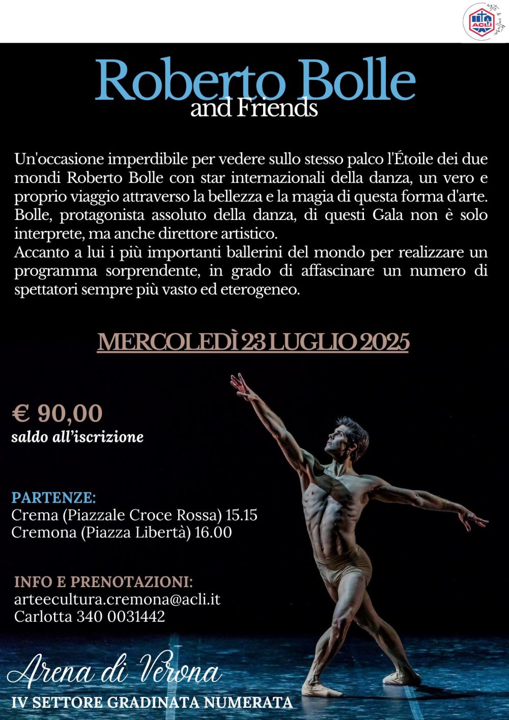 Roberto Bolle and Friends - AcliTurismo Cremona (CR)