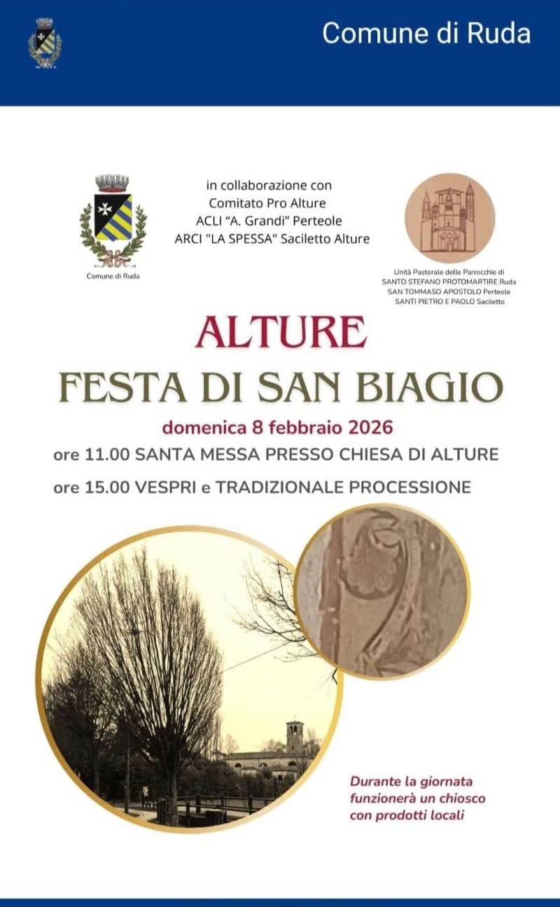 ALTURE - FESTA DI SAN BIAGIO - RUDA (UD)