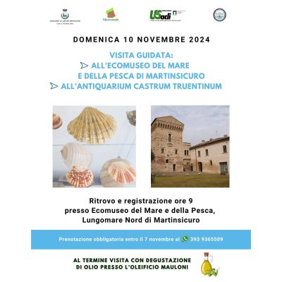 Visita guidata all'Ecomuseo del Mare e della Pesca di Martinsicuro e all'Antiquarium Castrum Truentinum - US Acli Ascoli Piceno
