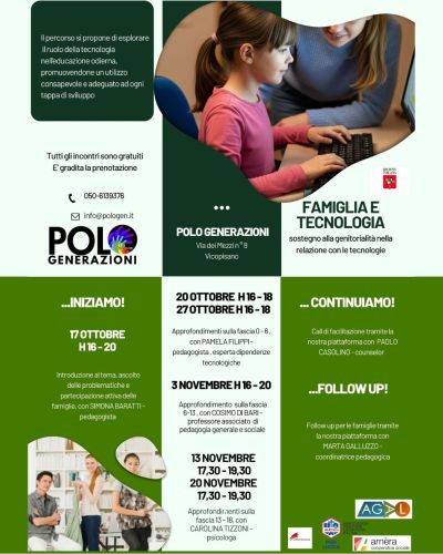 Famiglia e Tecnologia - Vicopisano (PI) - Acli Pisa e Lucca (PI)
