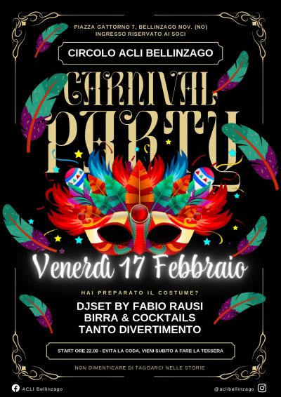 Carnival Party - Circolo Acli Bellinzago (NO)