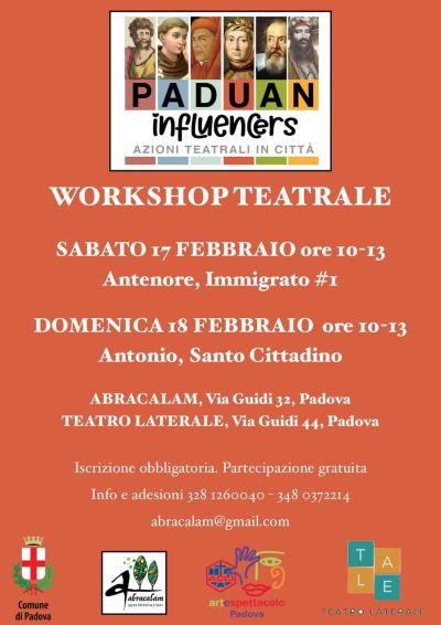 Paduan Influencers: Workshop Teatrale - Acli Arte e Spettacolo Padova (PD)