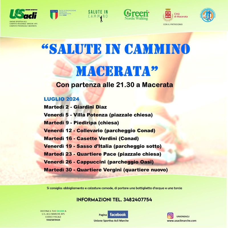 Salute in Cammino Macerata - US Acli Marche e US Acli Macerata