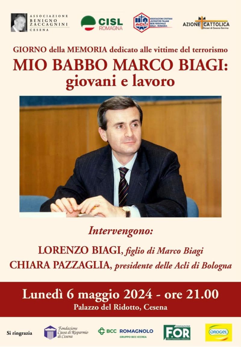 Mio babbo Marco Biagi: Giovani e Lavoro - Acli Emilia Romagna