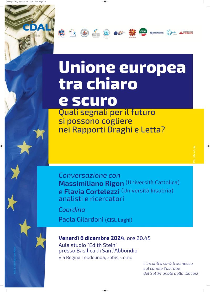 Unione Europea tra chiaro e scuro - Acli Como (CO)