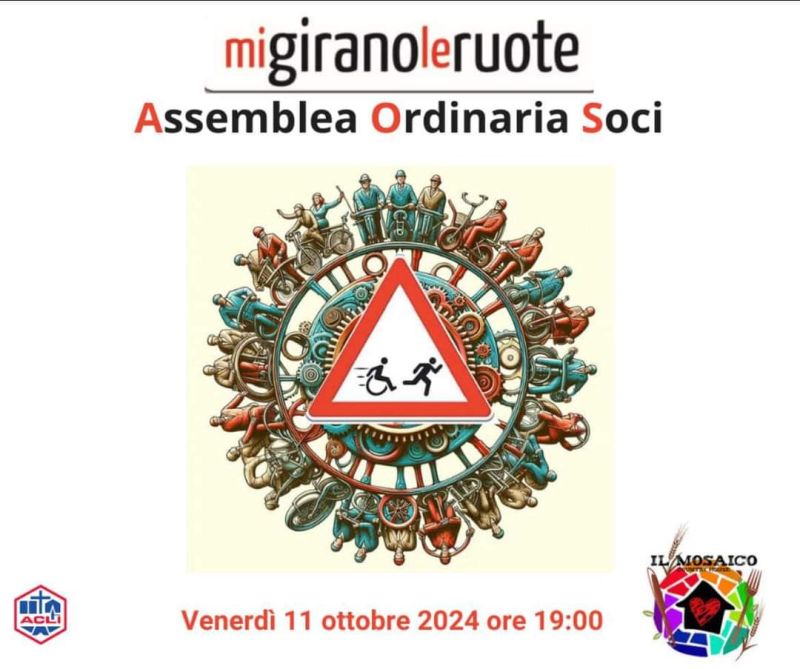 Assemblea Ordinaria Soci - Ass. Mi Girano le Ruote aff. Acli Salerno (SA)