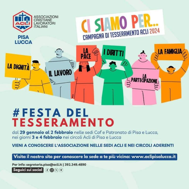 Festa del Tesseramento - Acli Pisa e Lucca